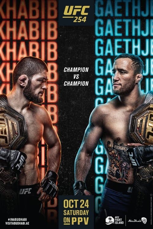 UFC 254: Khabib vs. Gaethje (2020) poster