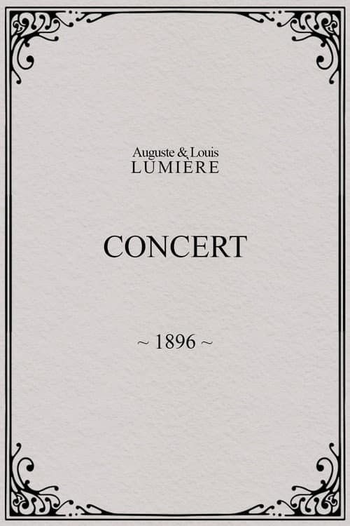 Concert (1896) poster