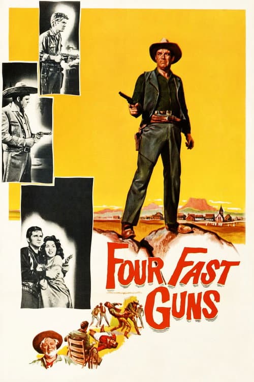 Four Fast Guns (1960) poster
