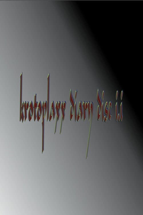 krotoplaxx diary disc 1.1 (2017) poster