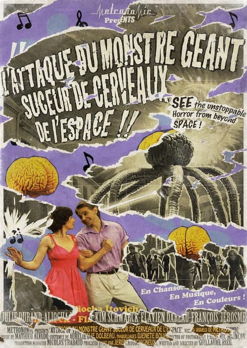 L'Attaque du monstre géant suceur de cerveaux de l'espace (2010) poster