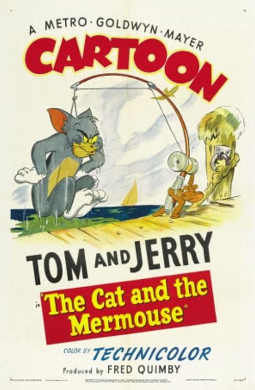 De kat en de zeemeermuis (1949) poster