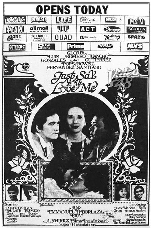 Just Say You Love Me (1982) poster