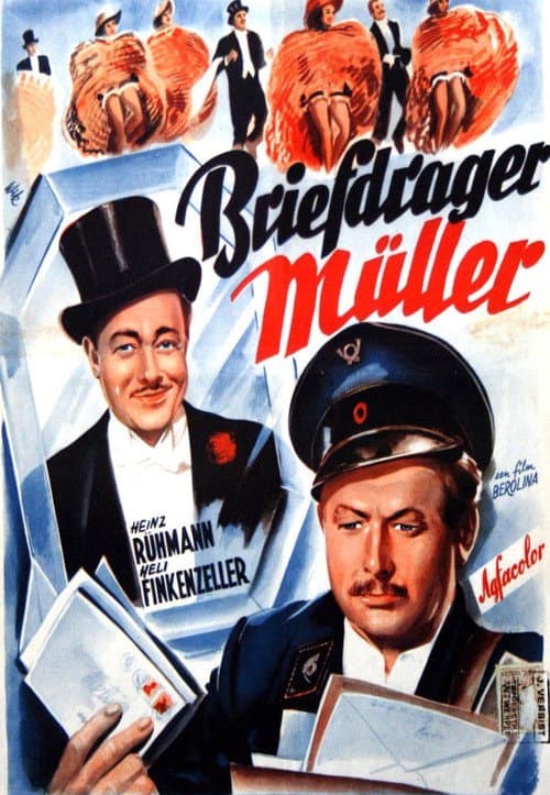 Briefträger Müller (1953) poster