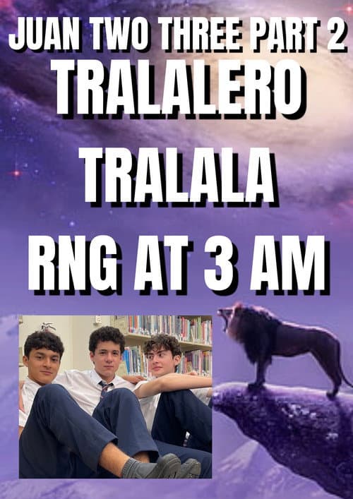 Juan Two Three part 2: Tralalero Tralala RNG at 3 AM (2025) poster