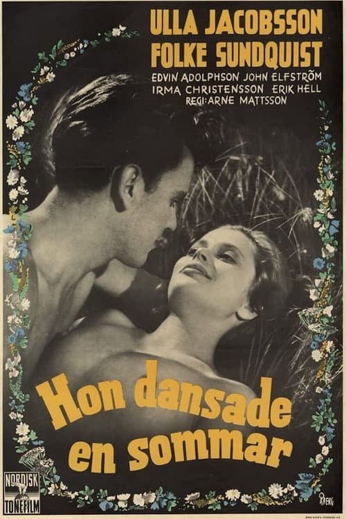 Hon dansade en sommar (1951) poster
