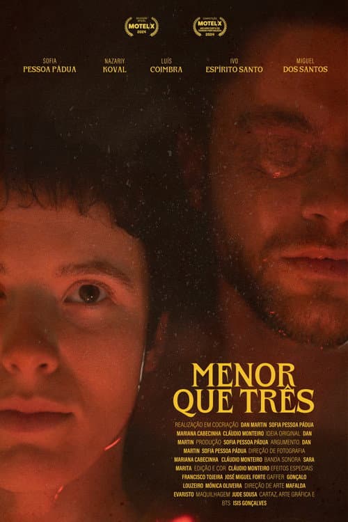 Menor que três (2024) poster