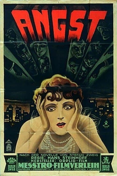 Angst (1928) poster