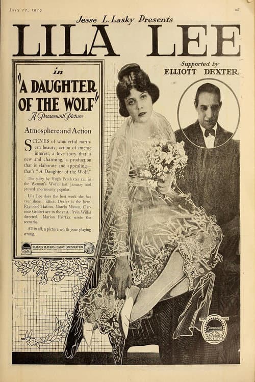 A Daughter of the Wolf (1919) poster