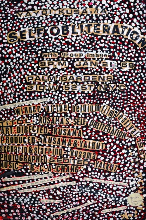 Kusama's Self-Obliteration (1967) poster