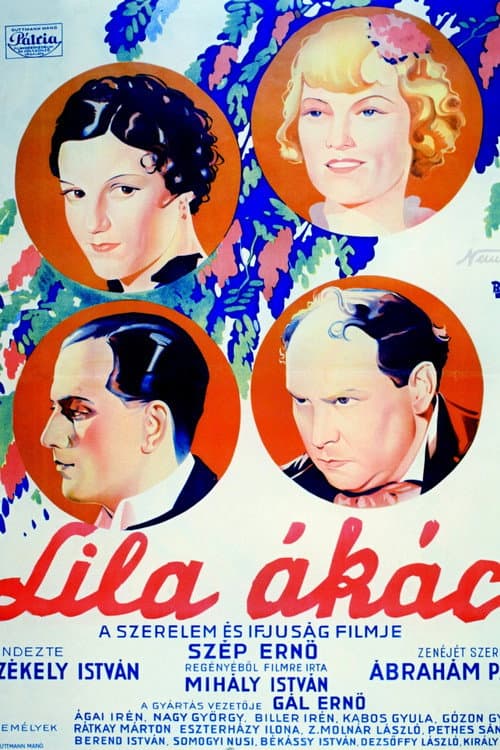 Lila akác (1934) poster