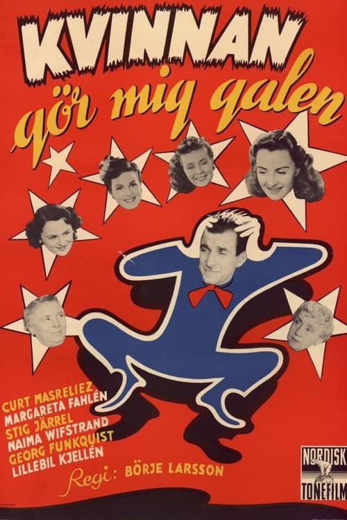 Kvinnan gör mig galen (1948) poster