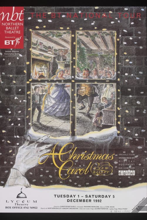 Northern Ballet's A Christmas Carol (1992) poster