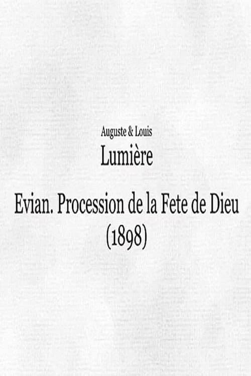 Evian : procession de la Fête-Dieu IV (1898) poster