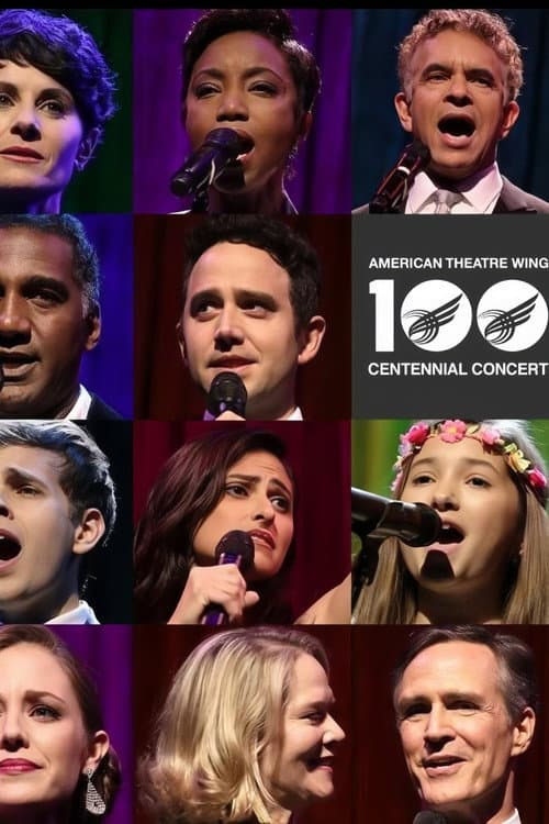 American Theatre Wing Centennial Concert (2018) poster