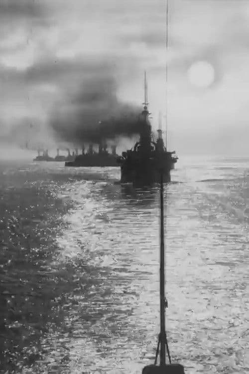 Warships at Sunset (1900) poster