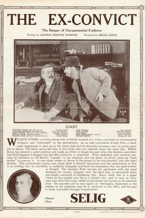 The Ex-Convict (1913) poster