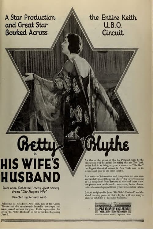 His Wife's Husband (1922) poster