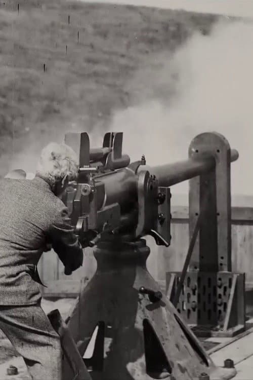 Firing the Maxim Gun (1897) poster