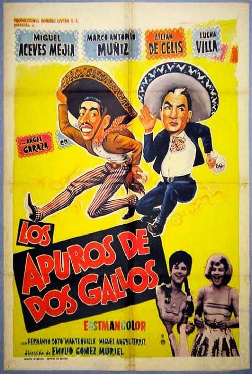 Los apuros de dos gallos (1963) poster