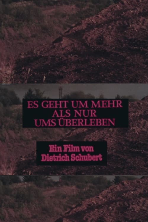 Es geht um mehr als nur ums Überleben (1982) poster