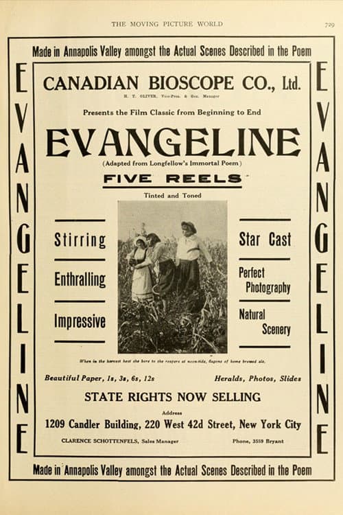 Evangeline (1914) poster