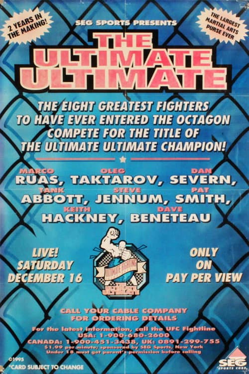 UFC 7.5: The Ultimate Ultimate (1995) poster