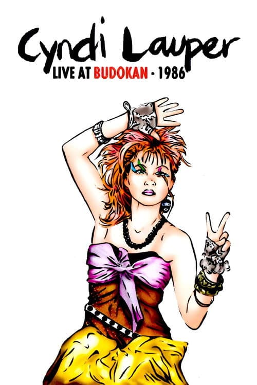Cyndi Lauper in Budokan (1986) poster