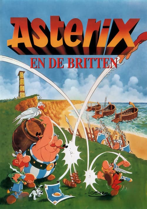 Asterix en de Britten (1986) poster