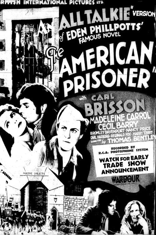 The American Prisoner (1929) poster