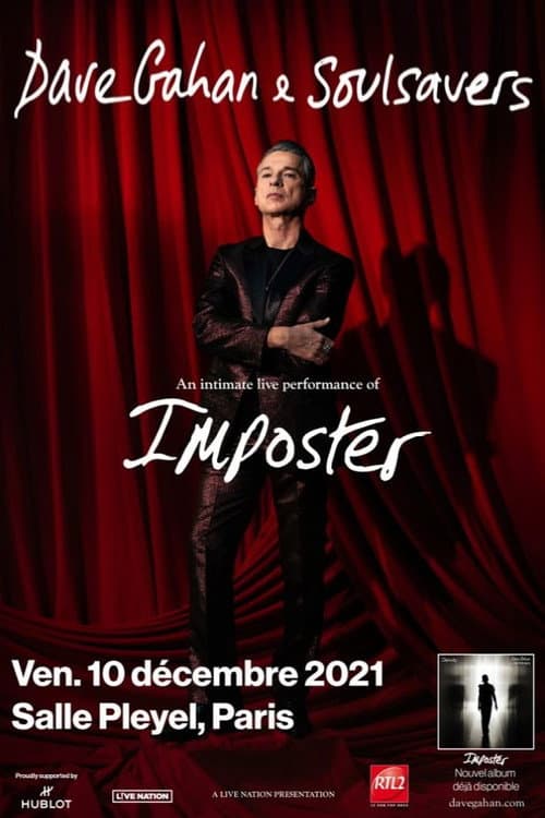 Dave Gahan & Soulsavers : Salle Pleyel, Paris (2022) poster