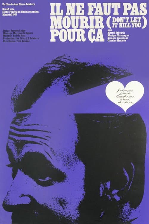 Il ne faut pas mourir pour ça (1967) poster