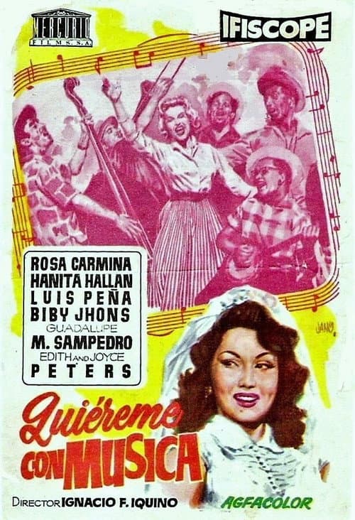 Quiéreme con música (1957) poster