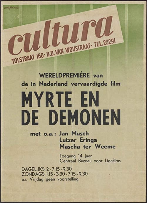 Myrte en de Demonen (1950) poster