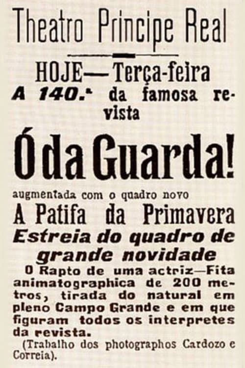 O Rapto de uma Actriz (1907) poster