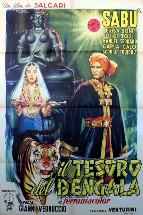 Il tesoro del Bengala (1953) poster