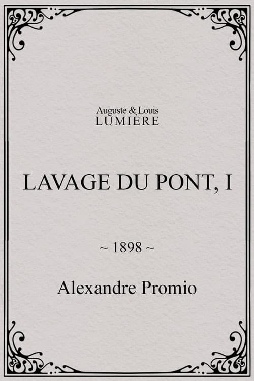 Lavage du pont, I (1898) poster