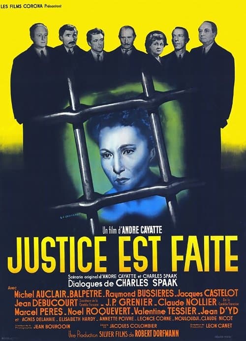 Justice est faite (1950) poster