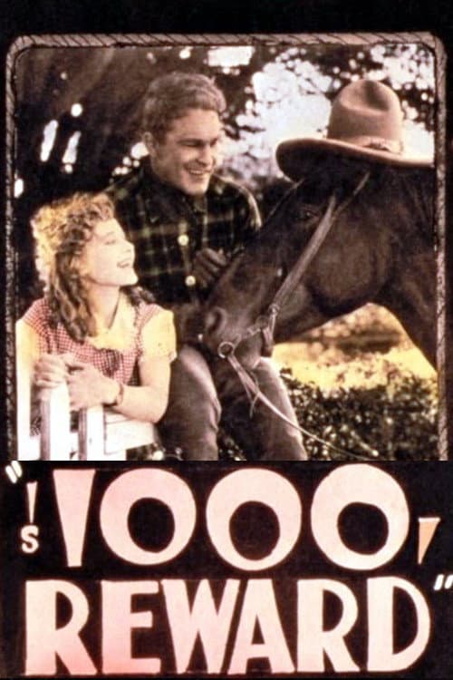 $1,000 Reward (1923) poster