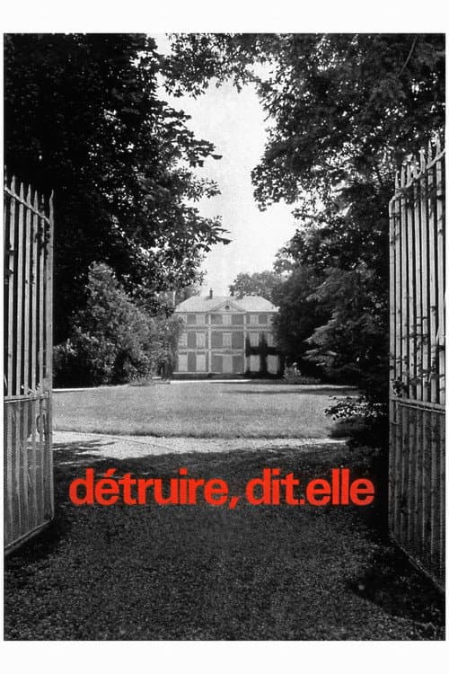Détruire, dit-elle (1969) poster