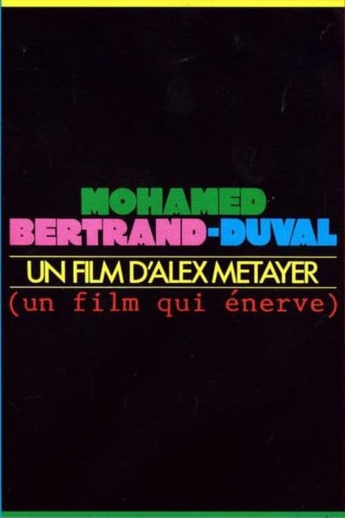 Mohamed Bertrand-Duval (1991) poster