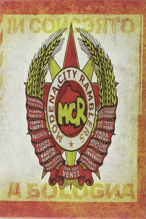 Modena City Ramblers Venti 1994-2014 Live (2014) poster