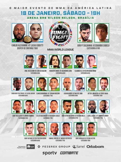 Jungle Fight 134: MMA World League (2025) poster