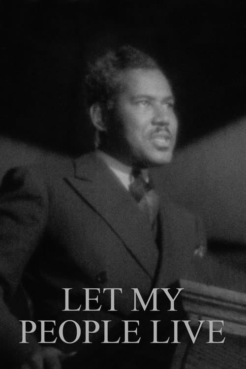 Let My People Live (1939) poster