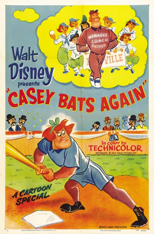 Casey Bats Again (1954) poster