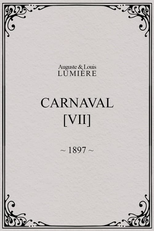 Carnaval, [VII] (1897) poster