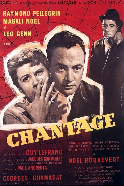 Chantage (1955) poster