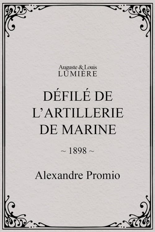 Défilé de l’artillerie de marine (1898) poster