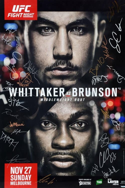 UFC Fight Night 101: Whittaker vs. Brunson (2016) poster