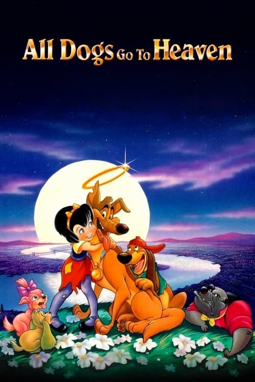 Alle Honden Gaan Naar de Hemel (1989) poster